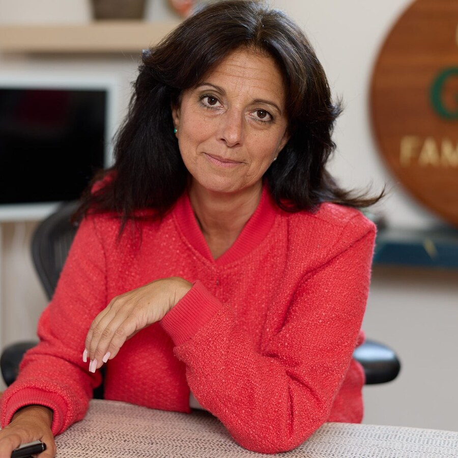 Attorney Tara J. Galbo at her desk in the Milford office